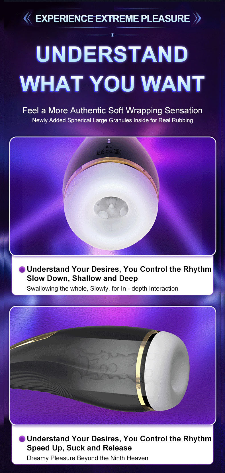 Authentic Addictive Pleasure! Automatic Clamping & Suction Male Masturbator