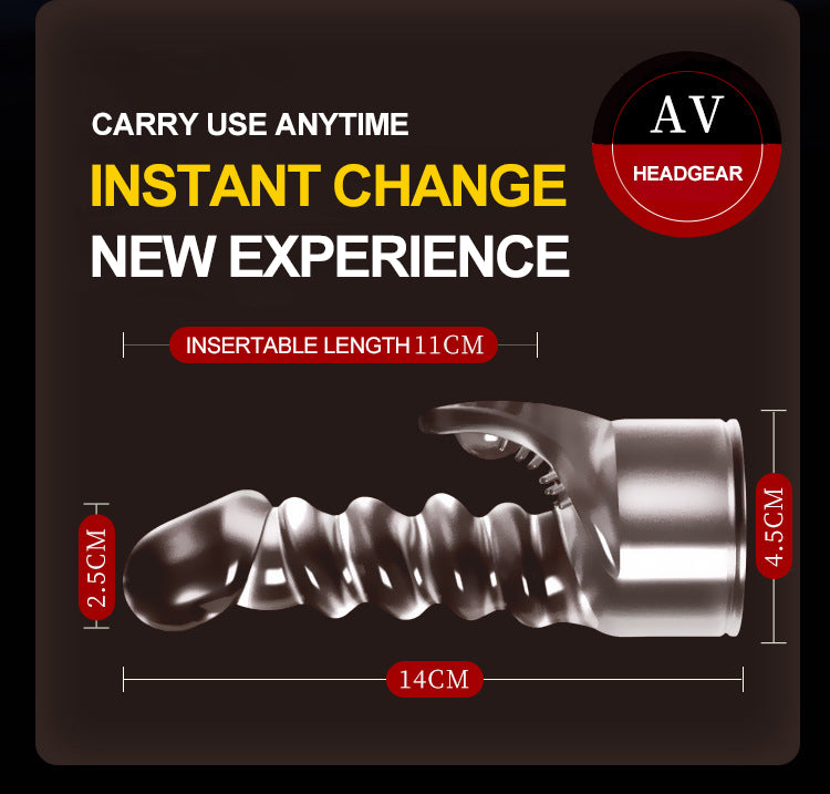 Earth-Shattering 360° swaying Rubbing Massager with 45mm Head, Ignite Unprecedented Pleasure