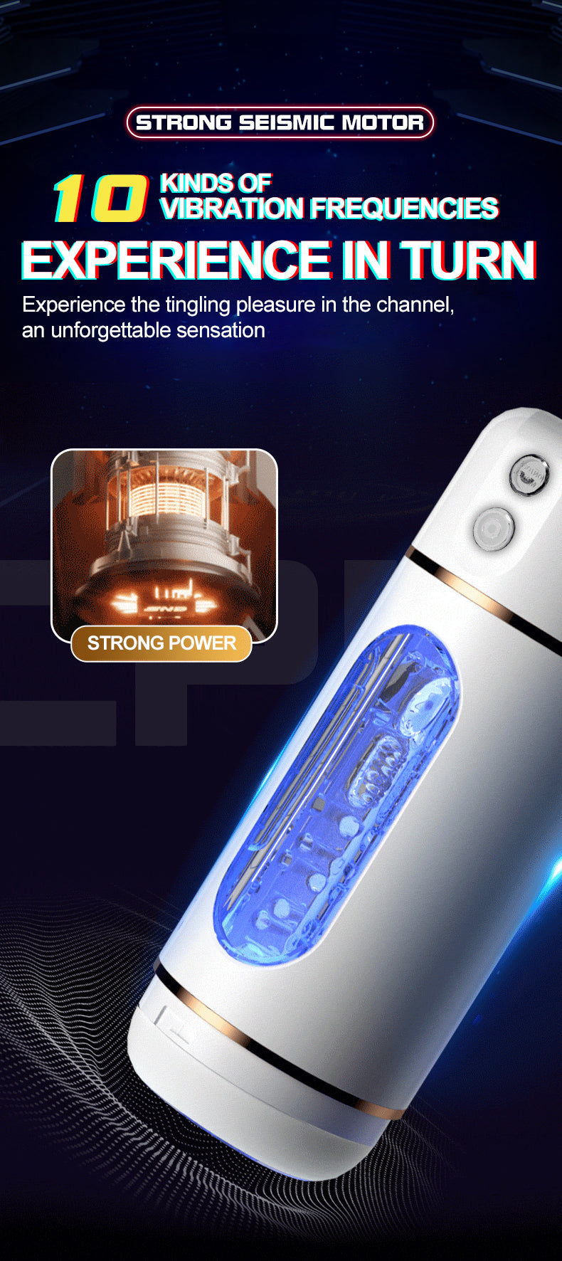🔥Trending Ultra - Tight Male Masturbator: 10 Vibe Modes for Instant Unrivaled Pleasure—Limited Stock!