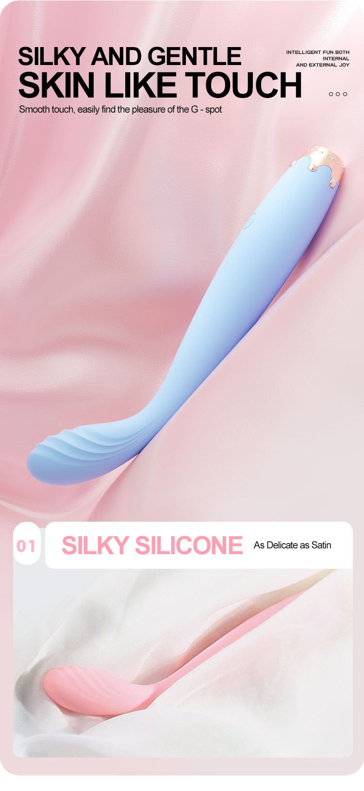 Blissful Petal Sensory Companion - Silky Touch • 10 Quiet Vibe Modes • Warmth Therapy • Fiery Pleasure Waves